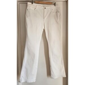 White House Black Market The Skinny Flare Mid Rise Jeans Women's Size 14S